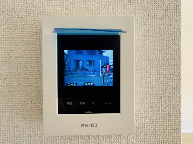 八王子市　大和田町　新築一戸建てのセキュリティ|～TVモニター付インターホン　訪問者の確認に便利です～