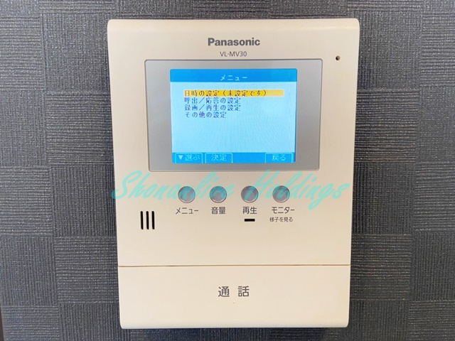 セキュリティヒルズのセキュリティ|モニタ付インターホンで安心♪