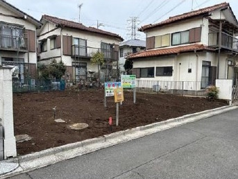 敷地面積34坪　売地　川越市今福