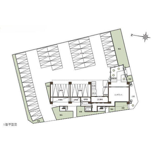 プレジオ玉造の区画図