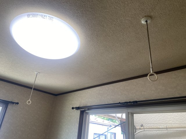 ハウスフロンティアの設備|室内物干し