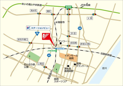 【地図】 | ユーミー新高岡