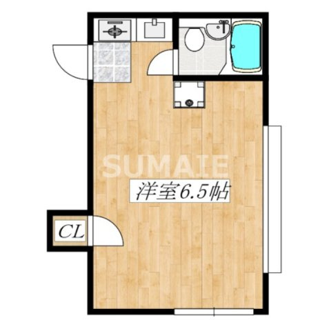 ニューパレスの間取り|単身者にピッタリな間取りです☆