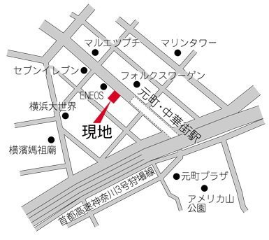 メトロタワー山下町の地図