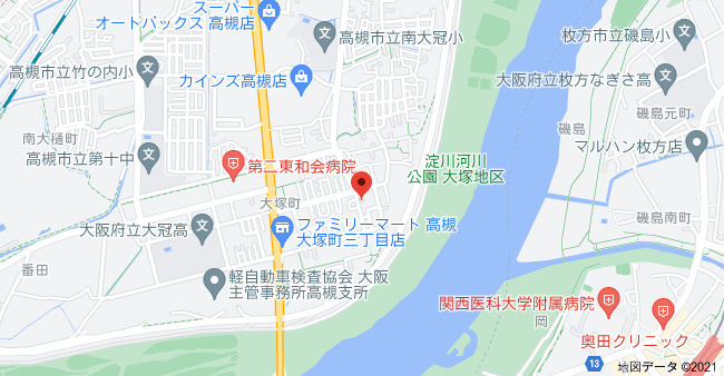 Kハイツ（ケーハイツ）の地図