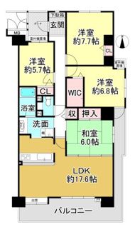 【間取り】 | ロータリーマンション大津京ソルジャンテ