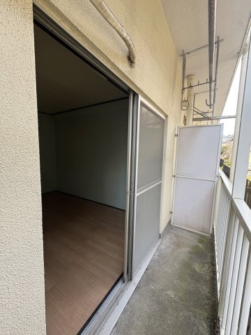 第一岸マンションのバルコニー|バルコニー付きです