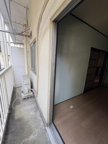 第一岸マンションのバルコニー|バルコニー付きです