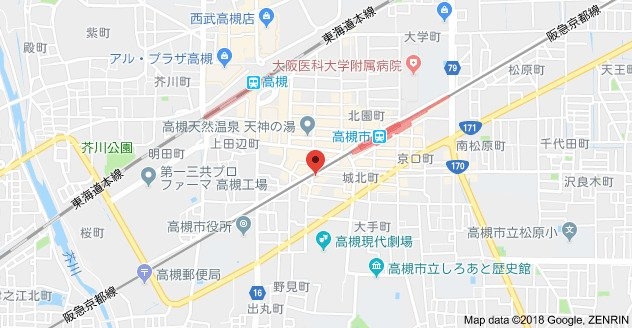 並河マンションの地図