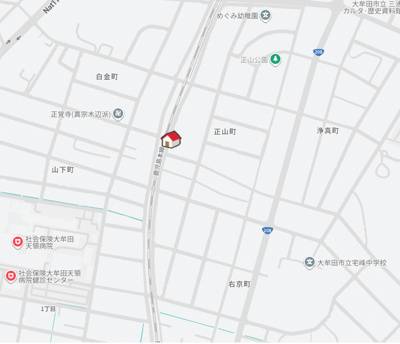 【地図】 | 福岡県大牟田市正山町