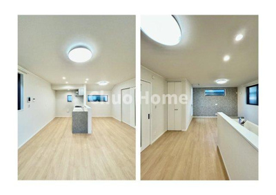 【居間・リビング】 | 葛飾区水元1丁目新築分譲住宅 | 【リビングダイニング】一日の中で多くの時間を過すことになるリビングダイニングだからこそ、いつも穏やかな空間であることが必然。爽やかな通風と採光を存分に感じる事が出来る空間です。