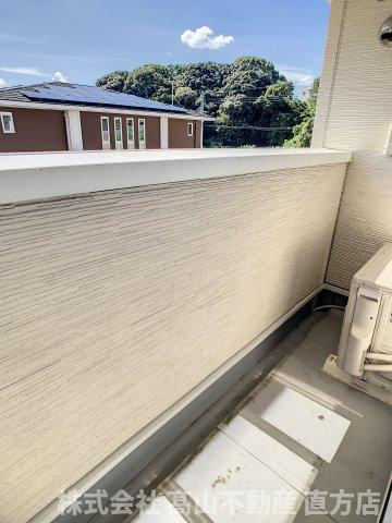 メゾンドリシュＡのバルコニー