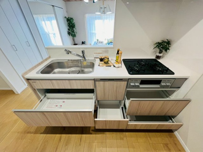 【キッチン】 | 今福スカイハイツ | 収納スペースも充実！