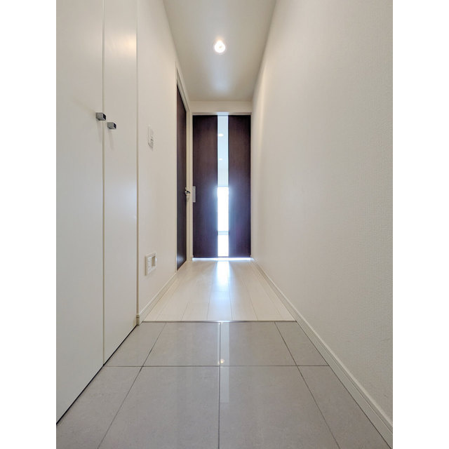 文京区千駄木３丁目の賃貸マンションの玄関