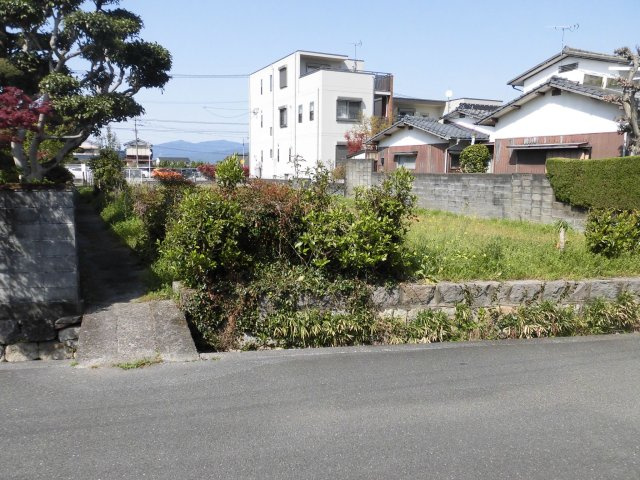 久留米市田主丸町　売り土地の外観|物件後ろからの写真です