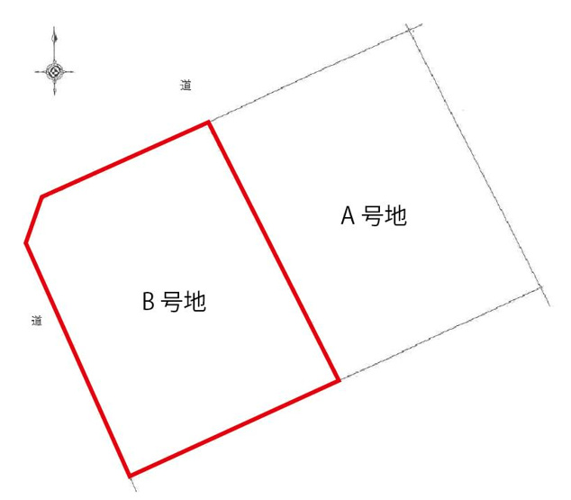 【区画図】 | 高知市朝倉本町１丁目/２区画