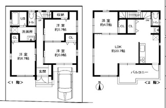 【外観】 | 高槻市芝生町４丁目　中古戸建　