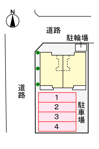 グラン エスパス　　刈谷市近郊の賃貸はクラスホーム刈谷店の駐車場