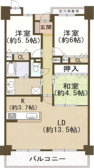 【間取り】 | ローレルコート泉ヶ丘