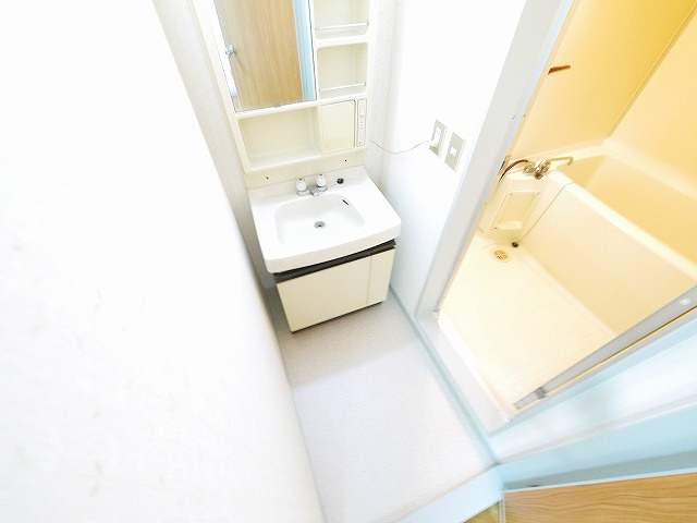 ハイツハヤシCの洗面所