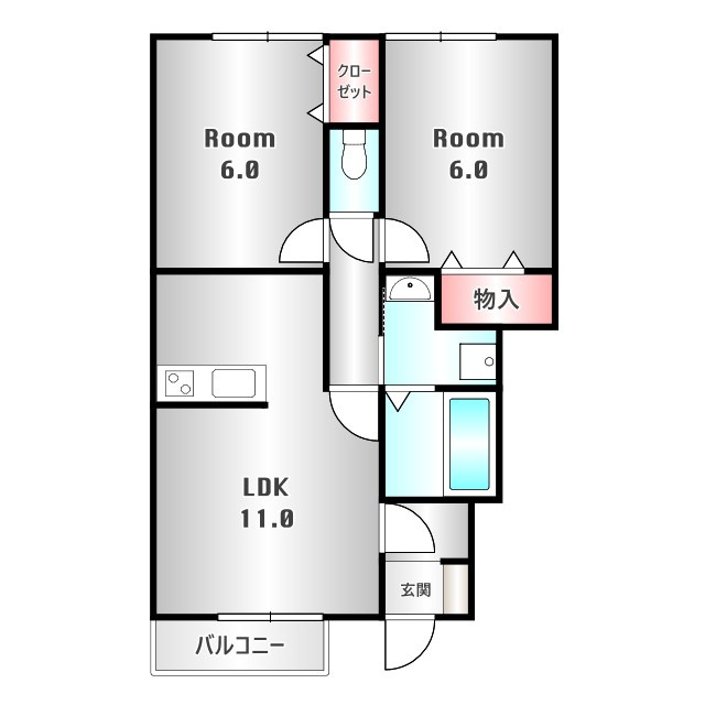グランシャリオ大胡　Ｂの間取り|他社様掲載物件もまとめてご紹介、ご案内可能です(^^)/