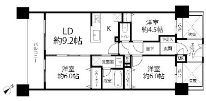 グランシティ東京イーストⅡの間取り