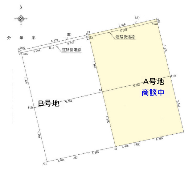 【区画図】 | 高知市幸町/2区画