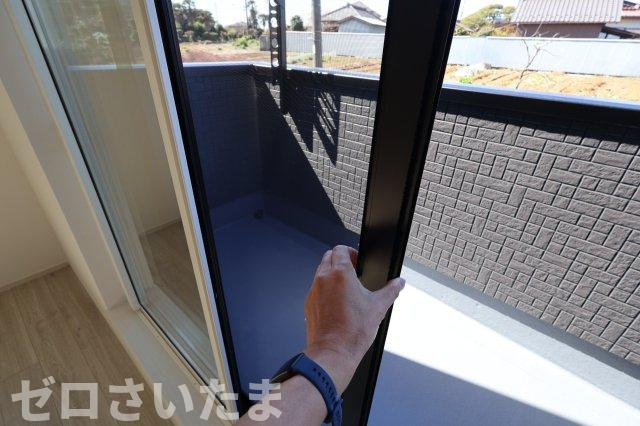 《仲介手数料無料》緑区大字中尾1720-3新築一戸建てファーストタウンのバルコニー|網戸付き