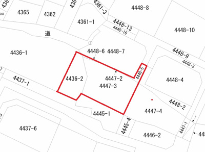 【区画図】 | 佐久市平賀中古住宅Ⅰ