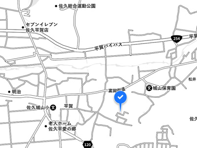 【地図】 | 佐久市平賀中古住宅Ⅰ