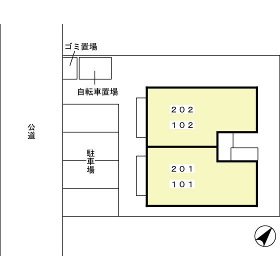 Ｂｅｌｌ　Ｖｉｌｌａｇｅ　　 刈谷市近郊の賃貸はクラスホーム刈谷店の駐車場