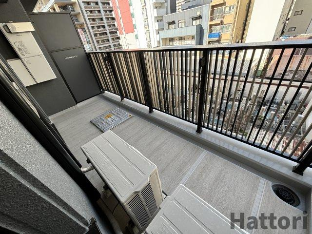 ルフォンプログレ南森町のバルコニー