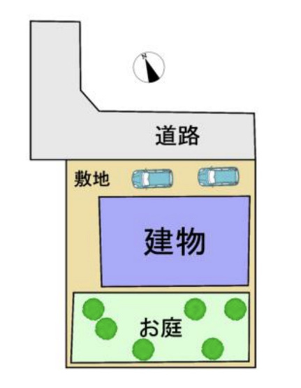 【区画図】 | 熊谷市新堀　中古戸建