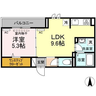 【間取り】 | アリビオ | 1LDK