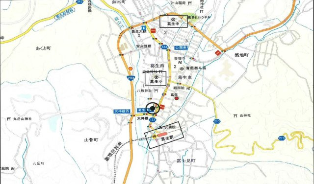 いろどりアイタウン佐野市葛生西1丁目２２　２号棟の地図|佐野市葛生西1-3-33