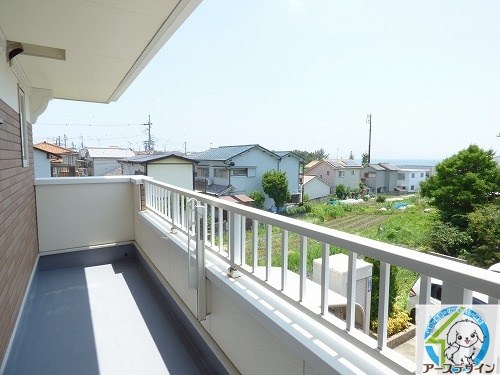 プレッソ・アル・マーレのバルコニー|※パース写真