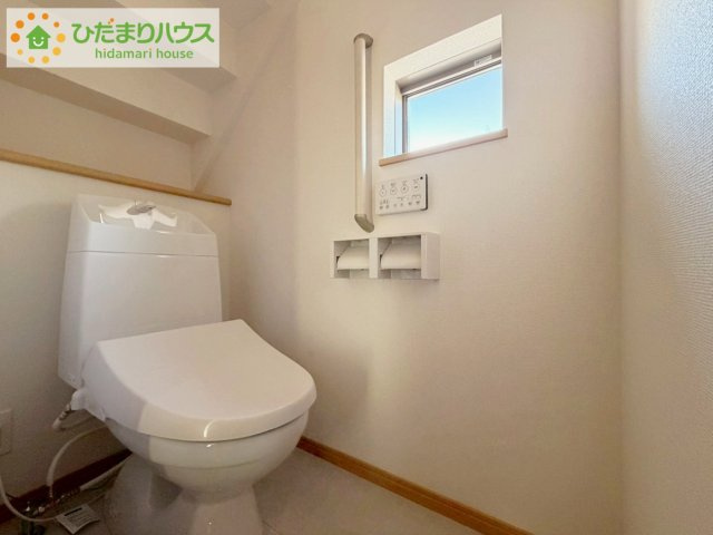 ひたちなか市相金町　新築戸建のトイレ|トイレは1F、2F共に完備！取り合いになることがありませんね(^^)/