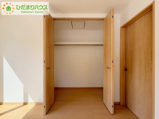 ひたちなか市相金町　新築戸建の収納|お洋服の多い女性に人気！収納力の高いクローゼット付☆彡
