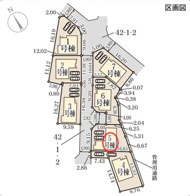 【区画図】 | リーブルガーデン神戸市北区道場町第１期 | 区画図