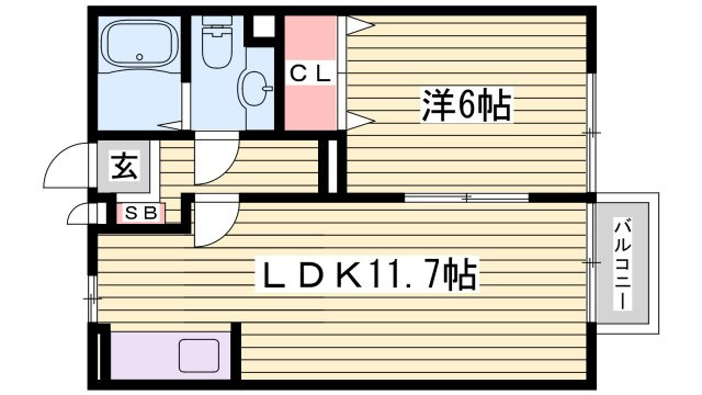 パルティーダ・イーストの間取り