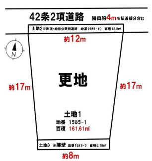 【土地図】 | 川口市安行吉岡　売地