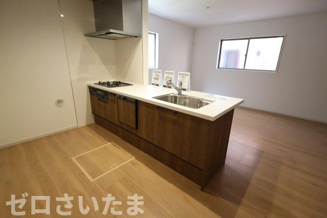 《仲介手数料無料》上尾市浅間台２丁目24-23新築一戸建てTerrechezのキッチン