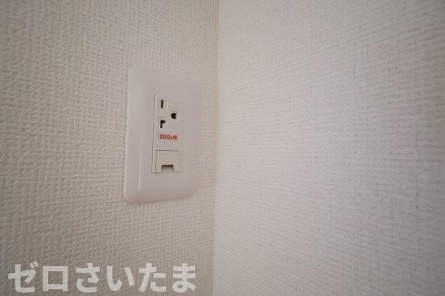 《仲介手数料無料》上尾市浅間台２丁目24-23新築一戸建てTerrechezのその他|リビングには200Vのエアコンが設置できます。