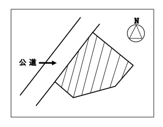 【地図】 | 岡谷市長地梨久保1丁目　売地⑦ | 区画図