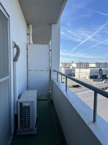 ヴィラ皆生２番館のバルコニー
