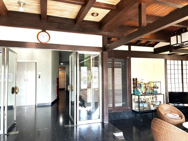 ヴィラ皆生２番館のエントランス