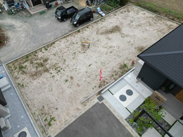 田川分譲地３号地の外観|ドローン写真（南入口部分より）