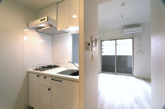 新品家具付きマンション住吉30(KaGood福岡)のキッチン|キッチンでお料理をお楽しみください