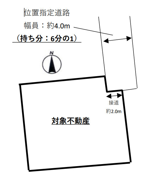 南江戸四丁目土地の土地図