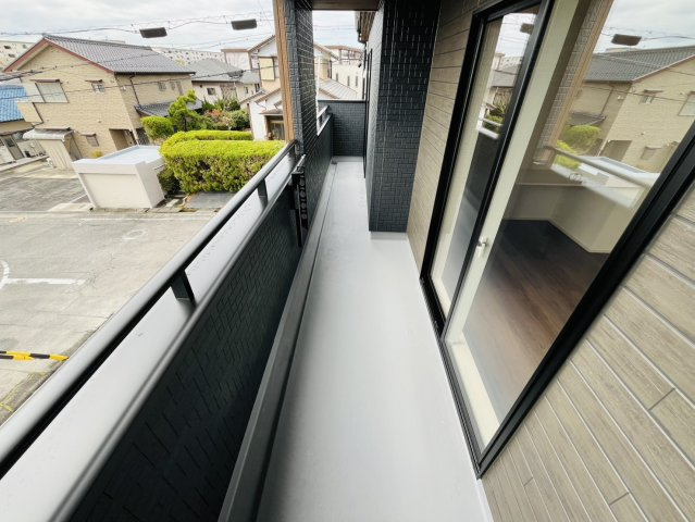 豊明市二村台7丁目8番2『仲介手数料無料』新築戸建てのバルコニー